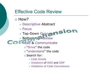 Effective Code Review | PPT