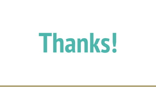 Thanks!
 