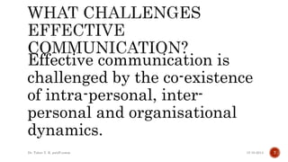 Effective communication in patient safety and healthcare | PPTX