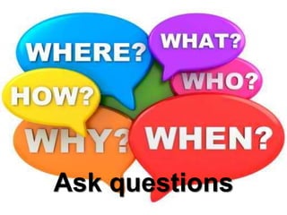 Ask questions
 