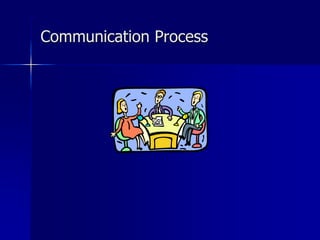 Communication Process
 