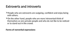 Effective communication, verbal communication and nonverbal ...