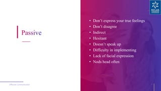 Hesitant Yes Effective Communication for Students | PPTX