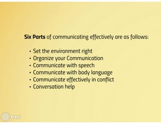 Effective communication how & why