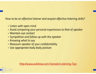 Effective communication how & why