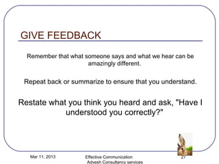Effective communication -Training Module | PPT