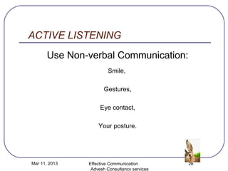 Effective communication -Training Module