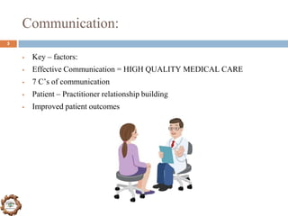 Effective communication and counselling patients | PDF