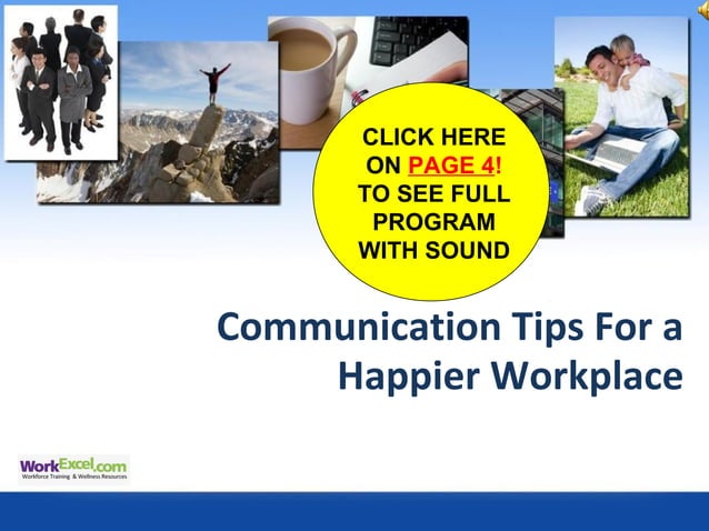 Effective Communication in the Workplace PowerPoint, DVD, Online Web ...
