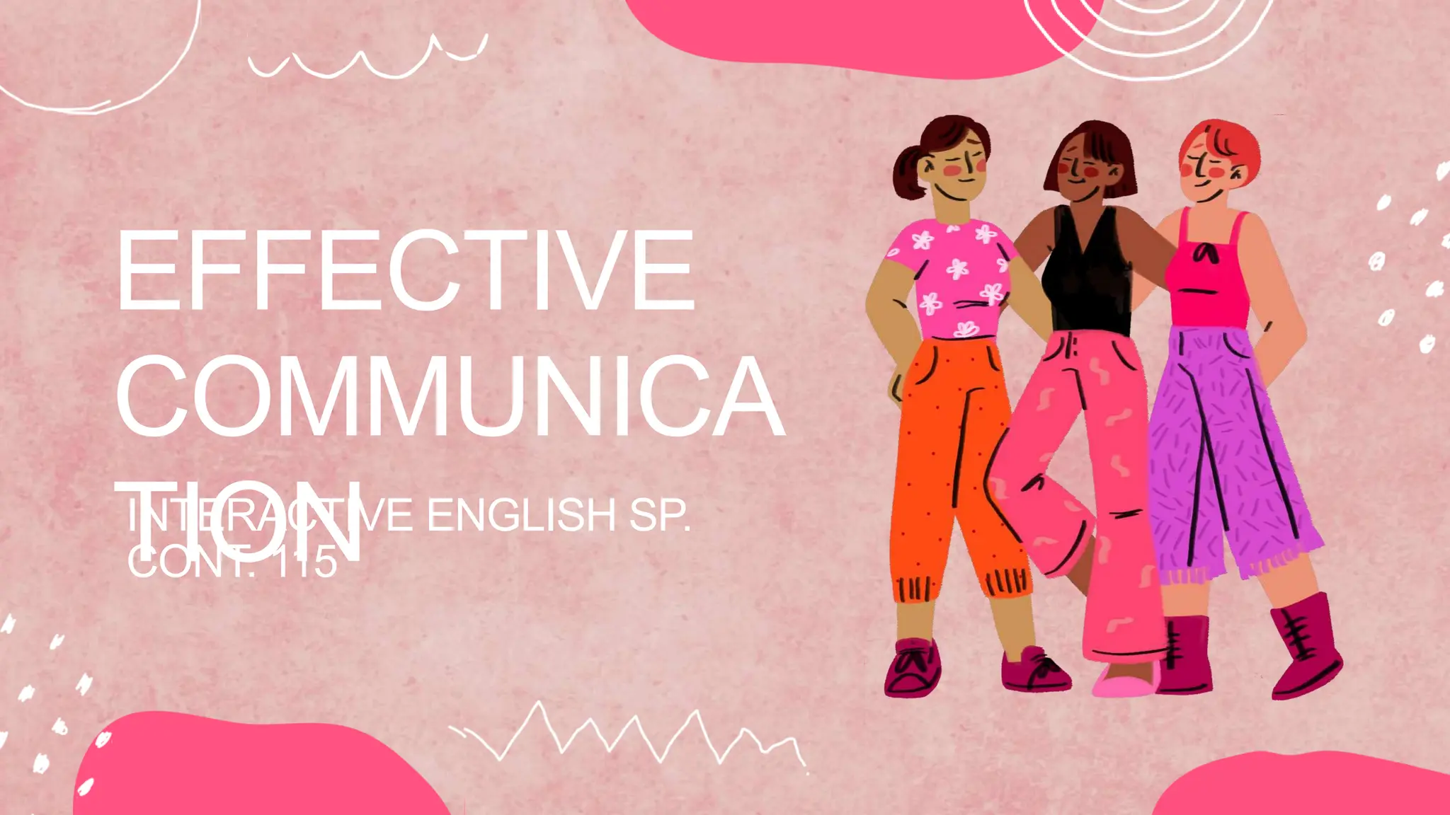 EFFECTIVE
COMMUNICA
TION
INTERACTIVE ENGLISH SP.
CONT. 115