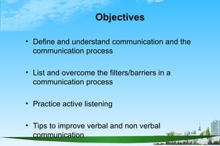 Effective communication skill ppt @ bec doms mba
