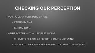 Effective Communication Skills | PPTX