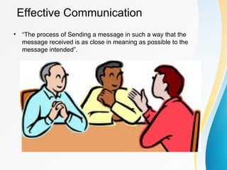 Effective communication techniques PPT