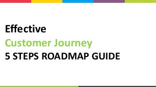 Effective
Customer Journey
5 STEPS ROADMAP GUIDE
 