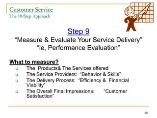 Effective customer service training | PPT