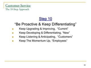 Effective customer service training | PPT
