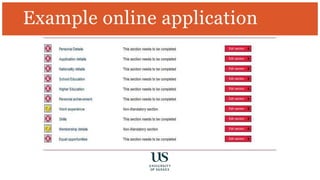 Example online application
 