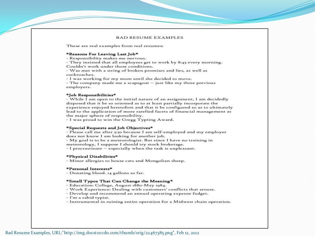 bad resume examples url quot http img docstoccdn com thumb example of bad resumes