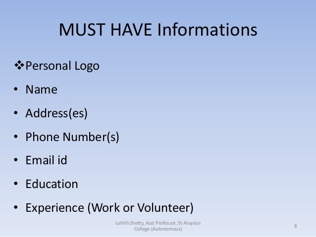 Effective CV writing