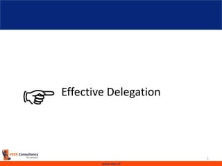 Effective Delegation
1
www.veer.af
 