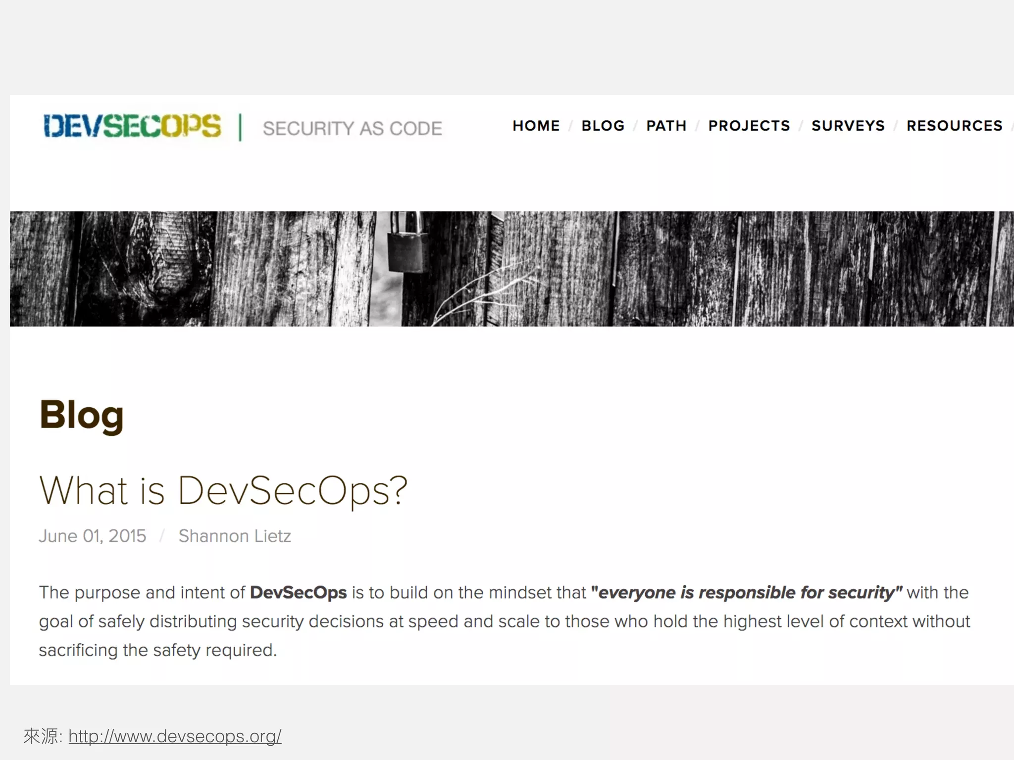 : http://www.devsecops.org/
 