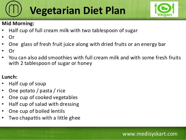 best vegetarian diet plan for weight gain