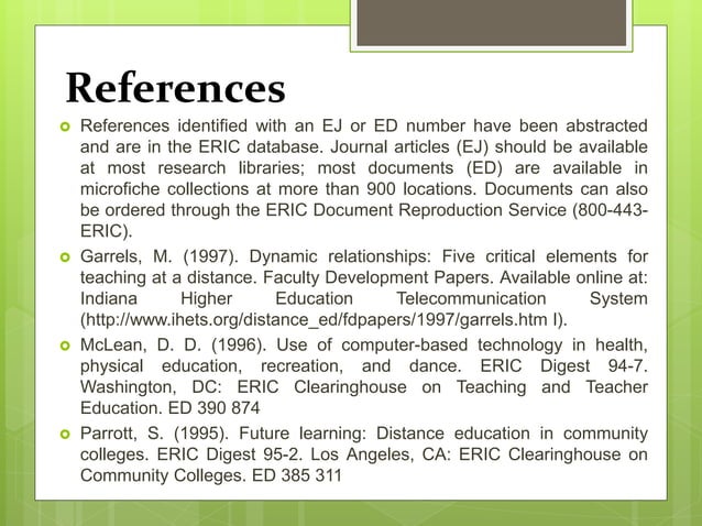 Effective distance education | PPT