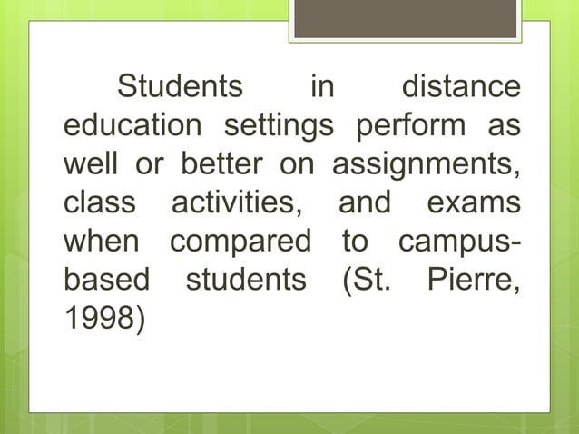 Effective distance education | PPT