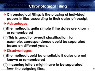 Effective documents filling system | PPTX