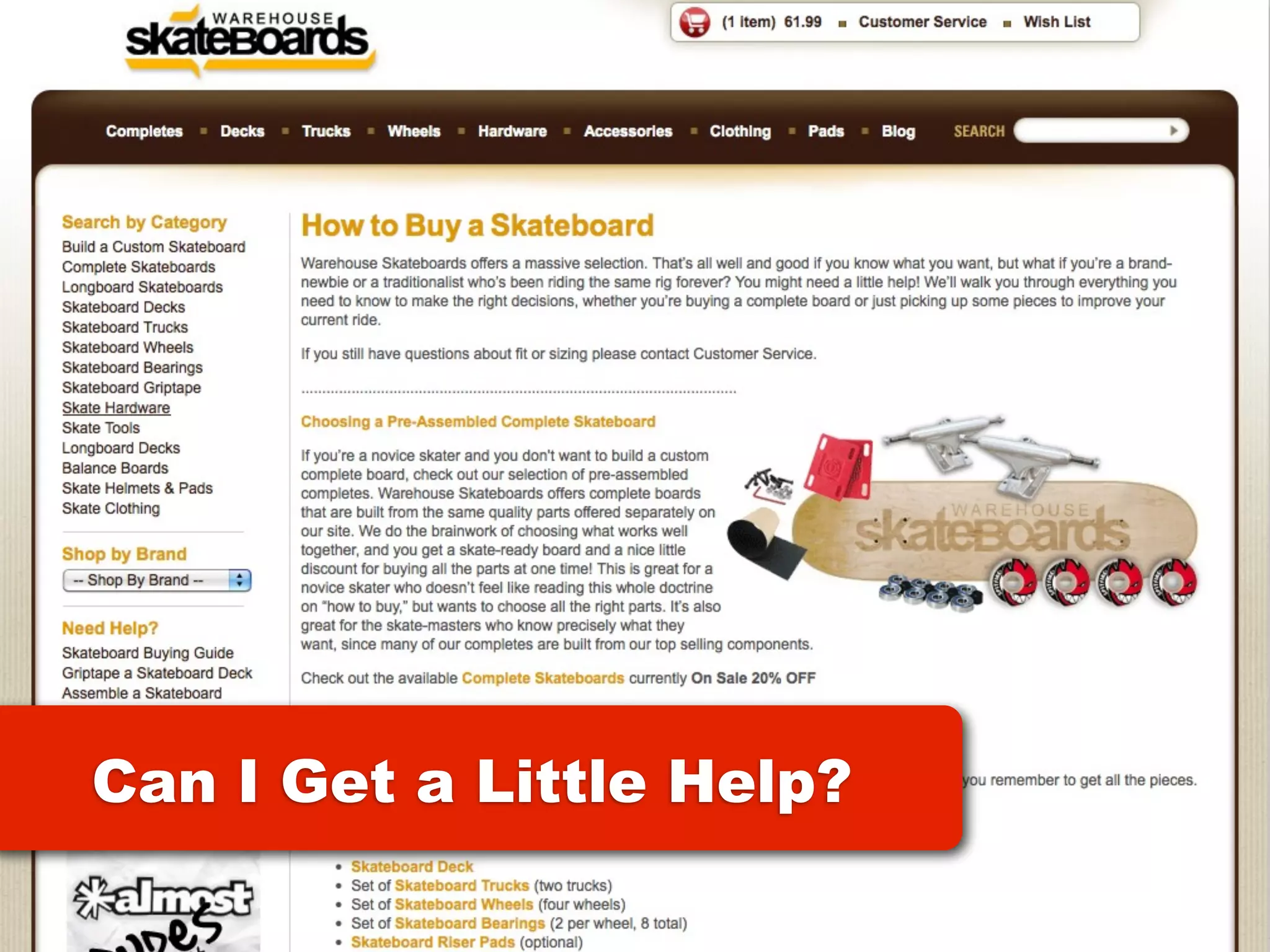 Can I Get a Little Help?
 