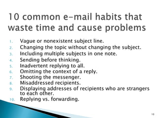 Effective email communication | PPSX