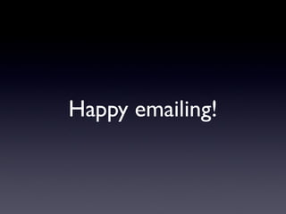 Beformative Mail Effective emails | PPT