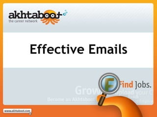 Effective Emails
 
