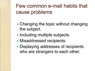 Topic For Mail Effective Email Writing.ppt