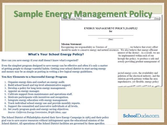 Effective Energy Management California Savings Summit 2013
