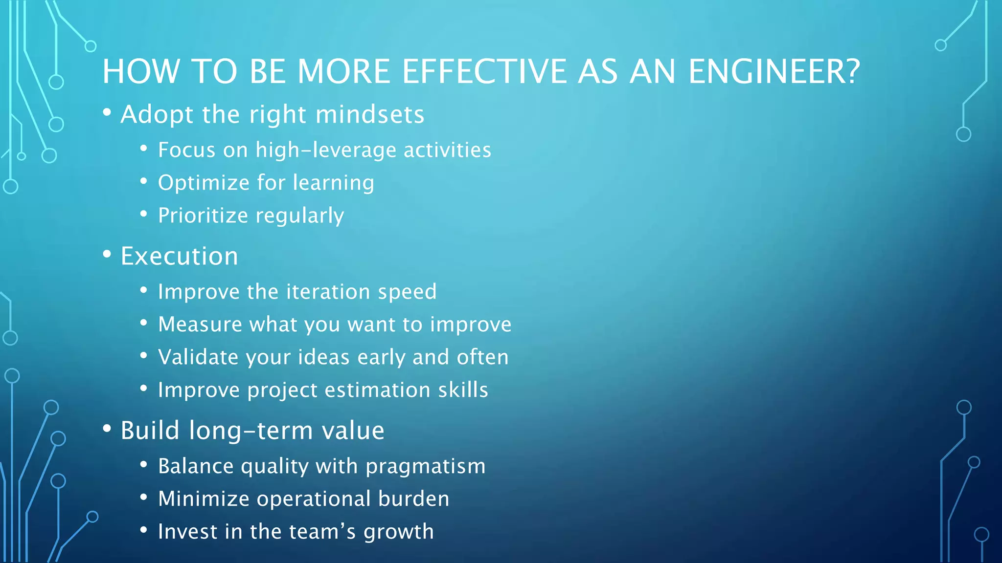 Effective engineer | PPTX