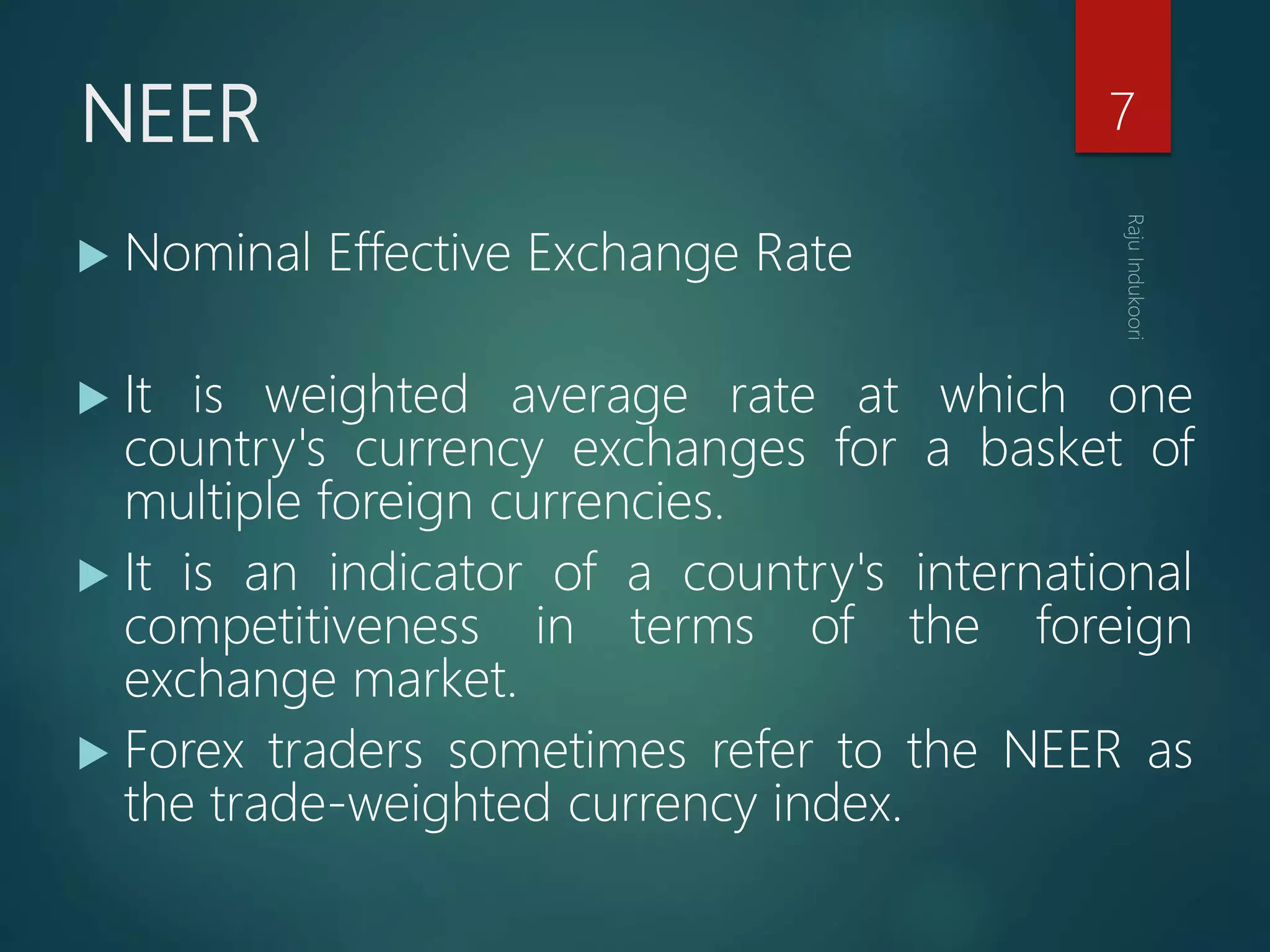 Effective exchange rate and arbitrage | PPTX