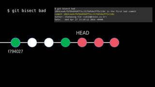 f794027
HEAD
$ git bisect bad
 