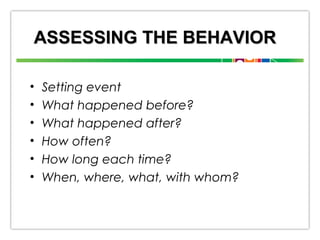 Effective instruction challenging behavior (revised) PPT