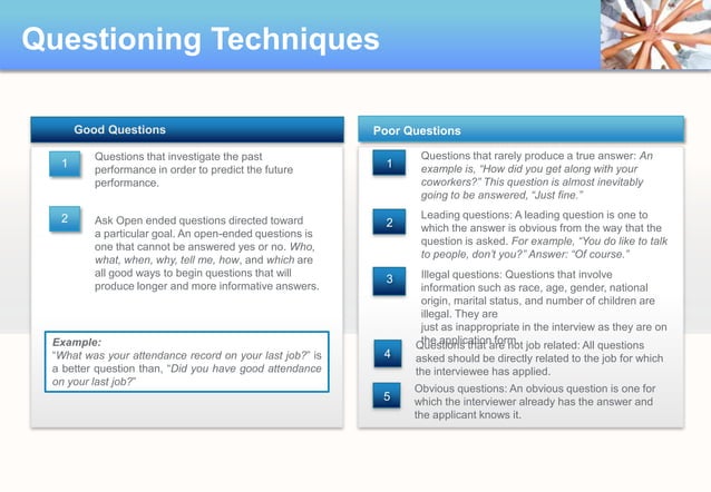 Conducting Effective interview | PPTX | Resume Writing and Advice | Job ...