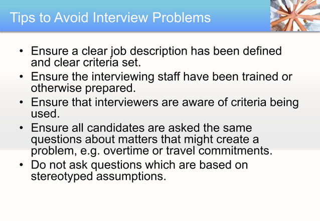 Conducting Effective interview | PPTX | Resume Writing and Advice | Job ...