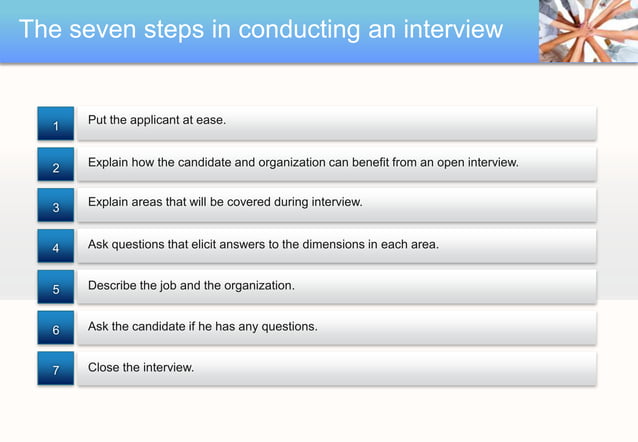 Conducting Effective interview | PPTX | Resume Writing and Advice | Job ...