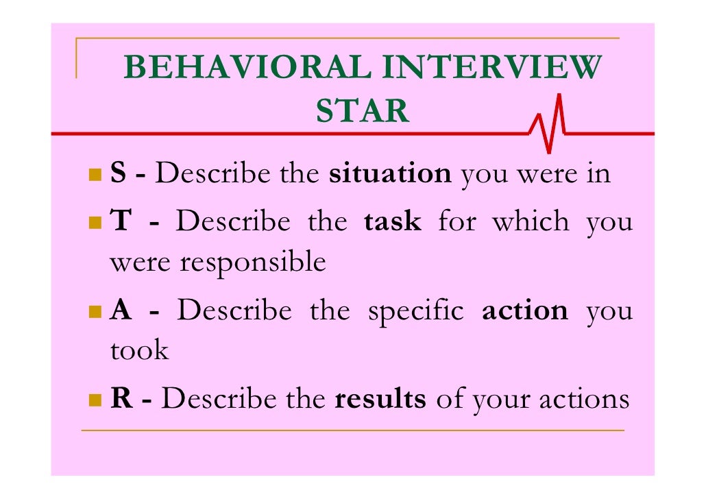 behavioral interviewing techniques