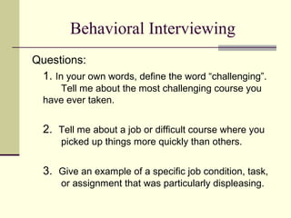 Effective interviewing techniques | PPT