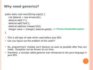 Effective Java - Generics | PPT image.