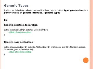 Effective Java - Generics | PPT image.