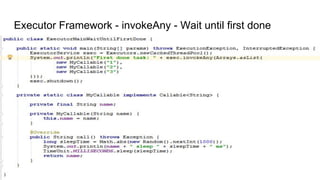 Executor Framework - invokeAny - Wait until first done
 