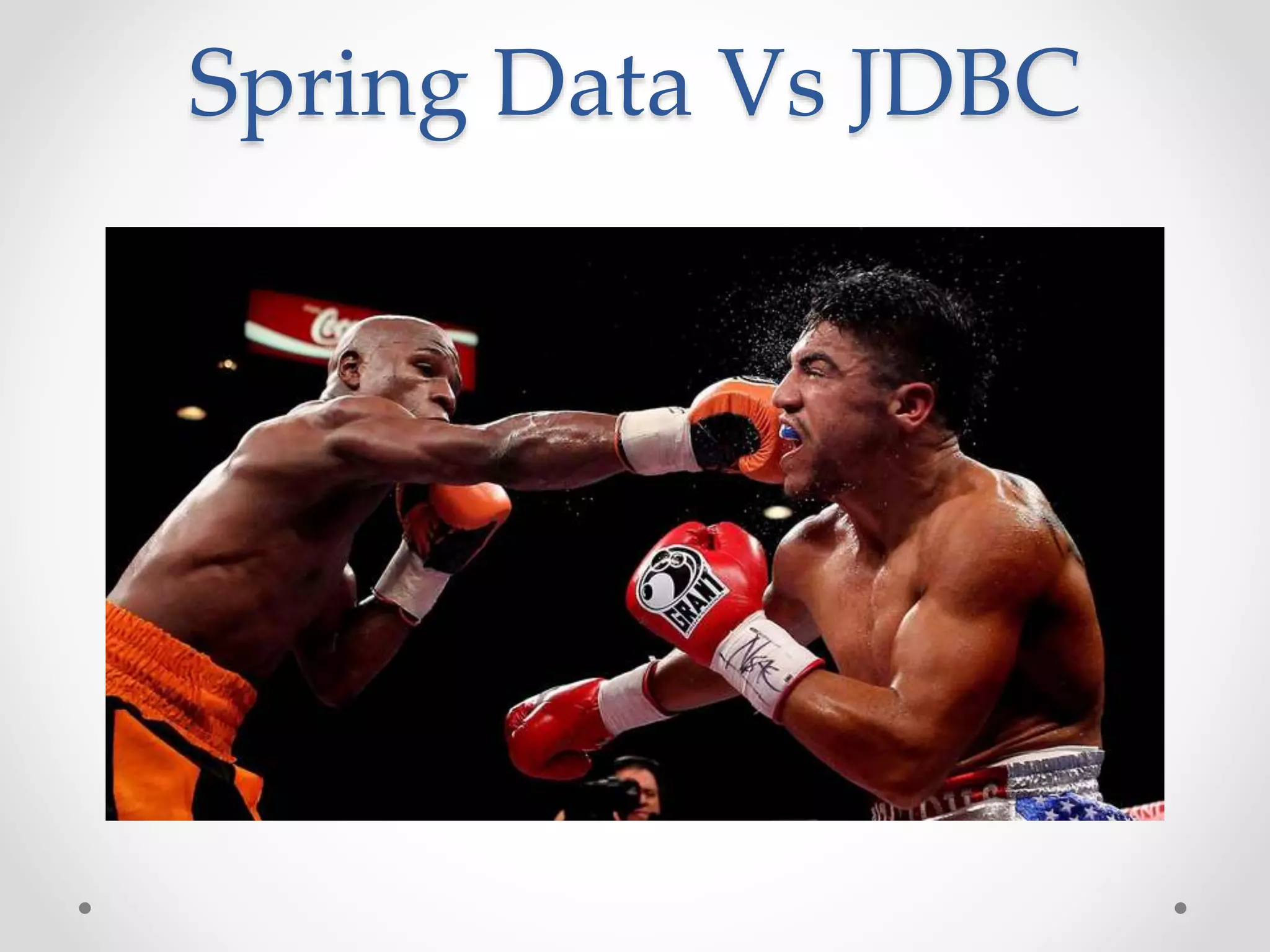 Spring Data Vs JDBC 