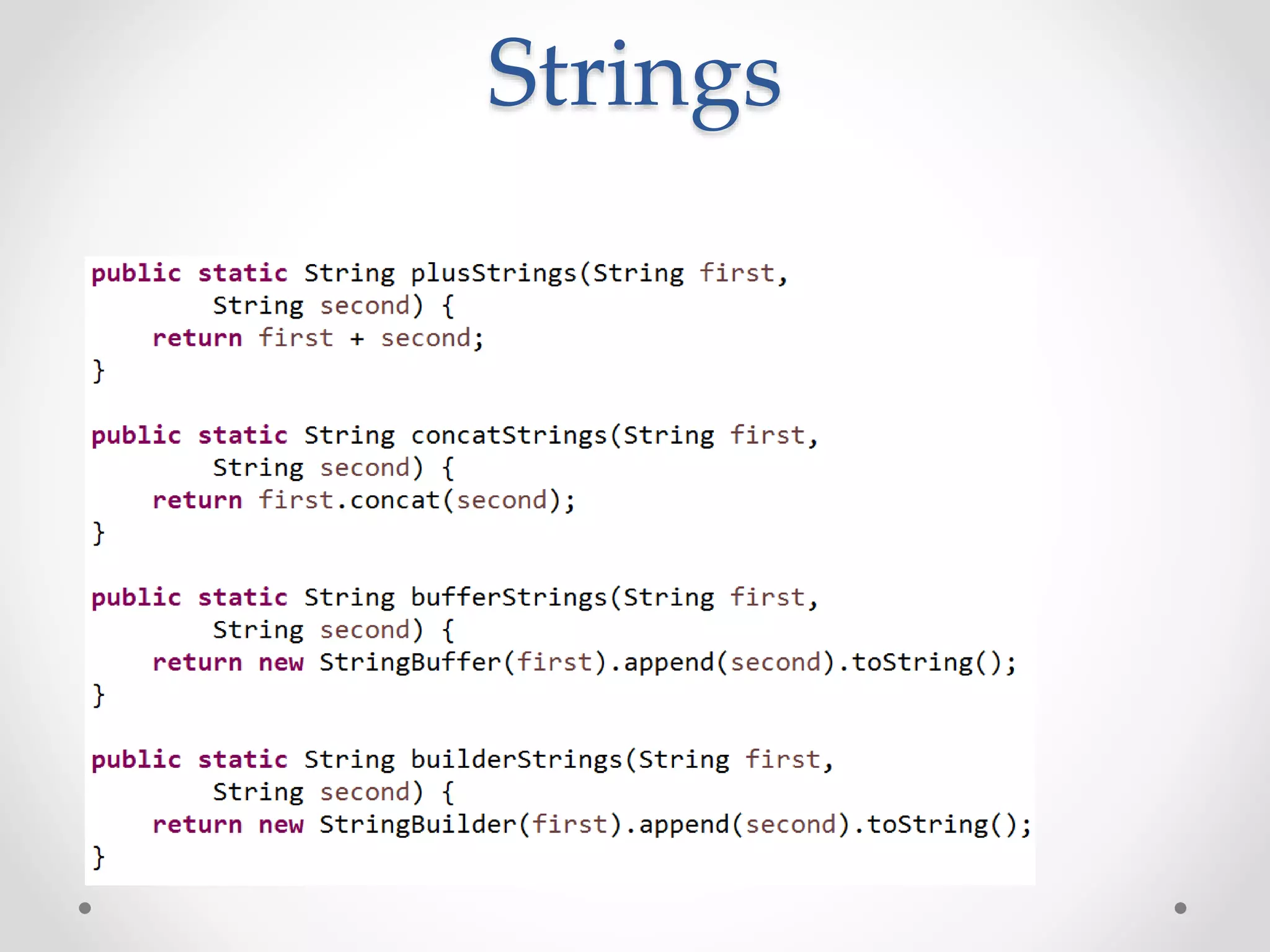 Strings 