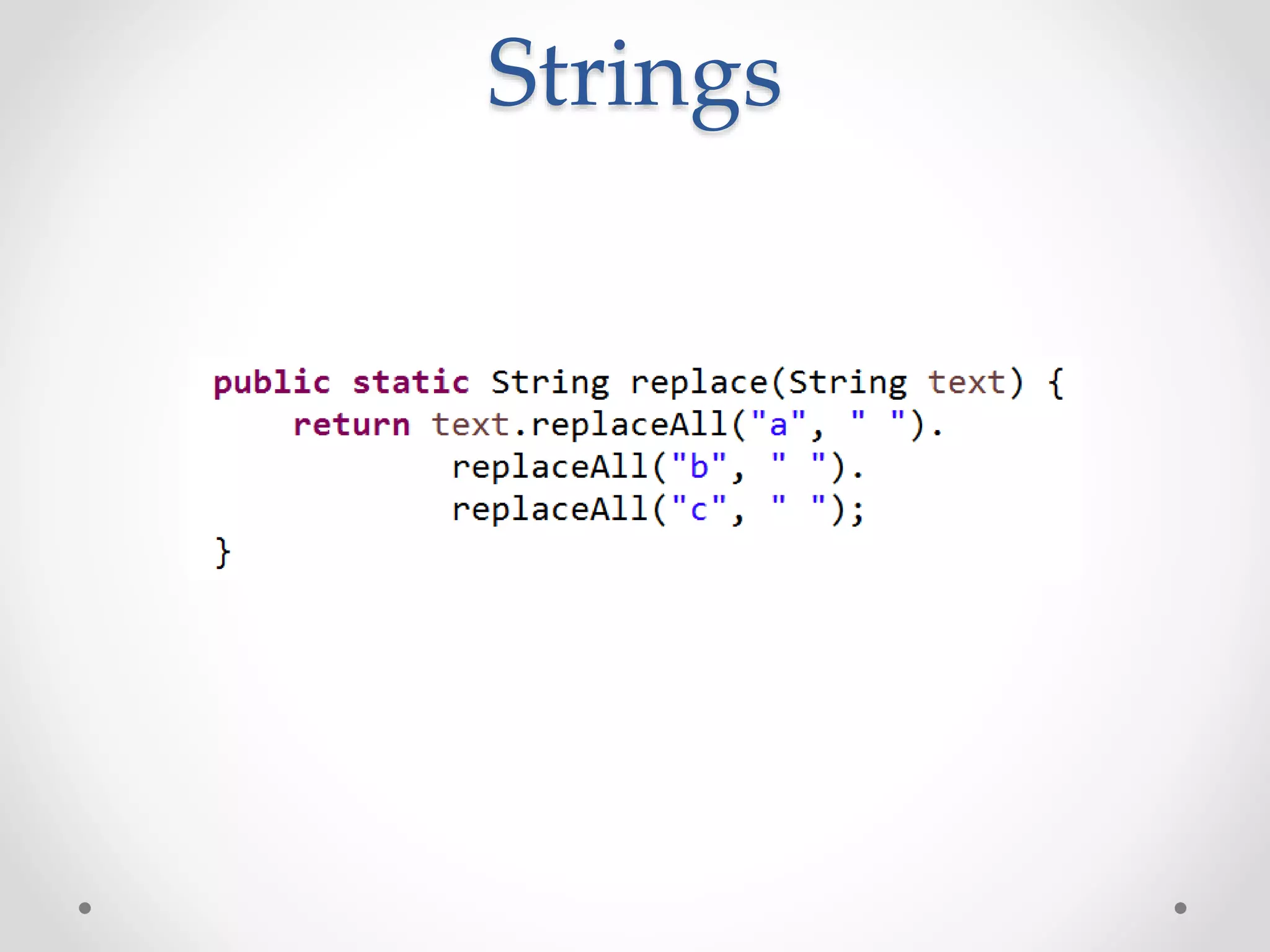 Strings 